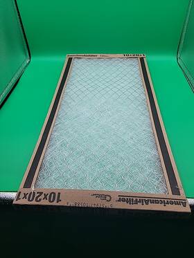 221-308-151 Aaf International New Case Of 12 10x20x1 Recycled Paperboard Filter