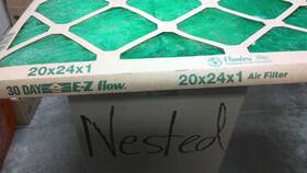 Aaf/flanders 031949481957 20x24x1 Nested Style Air Filter 20 Pack
