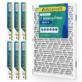 Accecraft 716032913385 16x25x1 Air Filter Merv 8 Advanced Dust Defense Cost-effective 1 Reusable Ab