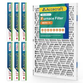 Accecraft 716032913422 20x25x1 Air Filter Merv 11 Advanced Dust Defense Cost-effective 1 Reusable A