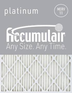 Accumulair 886566136250 Platinum 18x18x1 17.75x17.75 11 Air Filter/ 6 Pack