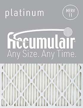 Accumulair 886566136663 Platinum 21x21x1 Actual Size Merv 11 Air Filter/furnace Filters