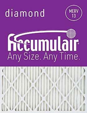 Accumulair 886566145153 Diamond 21x22x1 20.5x21.5 Merv 13 Air Filter/furnace Filters 6 Pack