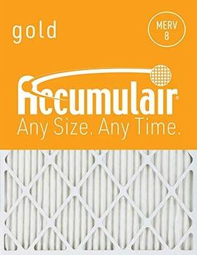 Accumulair 886566288591 Gold 22x24x1 21.5x23.5 8 Air Filter/furnace Filter 2 Pack