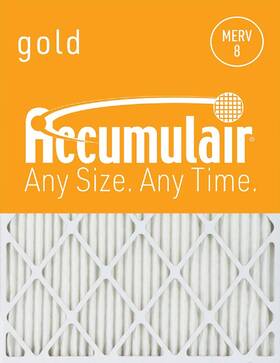 Accumulair 886566288669 Gold 24x24x1 23.75x23.75 8 Air Filter/furnace Filter 2 Pack