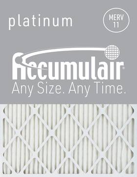 Fa20x21a Accumulair 4 20x21x1 Actual Size Platinum 1-inch Filter Merv 11 Pack