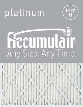 Fa21.5x23a Accumulair 4 21.5x23x1 Actual Size Platinum 1-inch Filter Merv 11 Pack