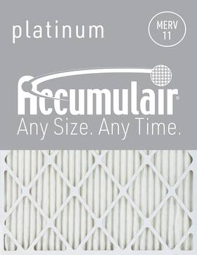 Accumulair Fa25x25x2 6 Platinum 25x25x2 Merv 11 Air Filters Pack