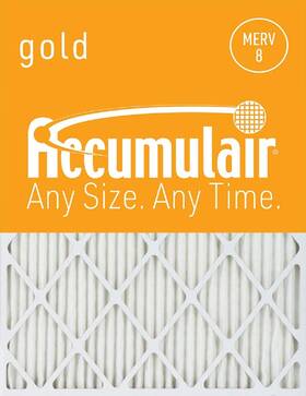 Fb20x20 Accumulair 2 Pack Gold 20x20x1 19.75x19.75 Merv 8 Air Filter/furnace Filter
