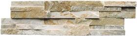 Akplpqamcr6x24f-ca Ackland Akplpq6x24f-ca 6 Inch X 24 Splitface Quartzite Stacked - Amber Cream