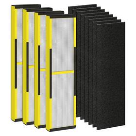 Addubeau 761729057613 4 Pack Flt4825 Hepa Filter B Replacement Fit For Germ Guardian Air Puri-fier