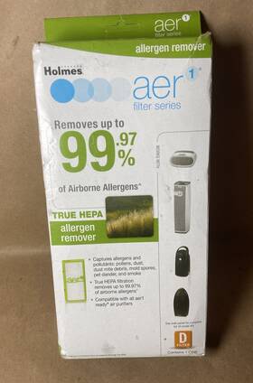 190970 Aer Holmes Aer1 Filter D Allergen Remover True Hepa Air Purifier
