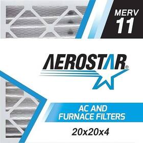 Aerostar 192212013326 20x20x4 Merv 11 Pleated Air Filter Ac Furnace 6 Pack