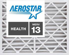 Aerostar 192212016228 20x20x4 Merv 13 Pleated Air Filter Ac Furnace 6 Pack