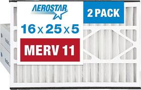 229990-105 Aerostar 192212038527 16x25x5 11 Furnance Filters Ac Hvac For Trion Air Bear 2 Pack