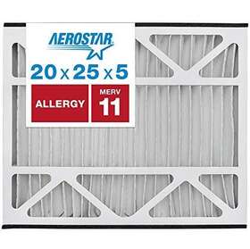 Aerostar 192212038534 20x25x5 Merv 11 Pleated Replacement Air Filter For Trion Bear 22