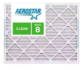 Aerostar 192212040438 19 7/8 X 21 1/2 1 Merv 8 Furnace Air Filter 6 Pack - New