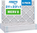 Aerostar 21 1/2x23 5/16x1 Merv 8 Pleated Air Filter Ac Furnace 6 Pa