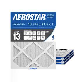P25s.0116f21h-4 Aerostar 16.375 X 21.5 1 Merv 13 Air Filter 4 Pack Set Of Hvac Furnace