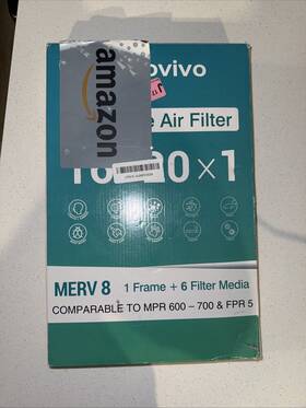Reaf-162001-m13-1 Aerovivo 16x20x1 Reusable Air Filter Merv 13 6-pk Refills W Frame Open Box