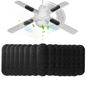 Aesokone 762736419487 15 Pack Ceiling Fan Filters For Blades Air With Activated Universa