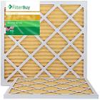 Afb20x20x1m11pk2 Merv Pleated Ac Furnace Air Filter Pack Of Filters Gold