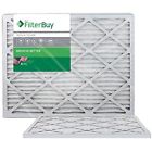Afb20x25x1m8pk2 Filterbuy Afb Silver Merv Pleated Ac Furnace Air Pack Of