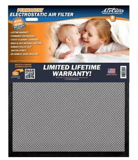 2025f Air-care 20 Inch X 25 1 Flexible Permanent Washable Filter Merv 8