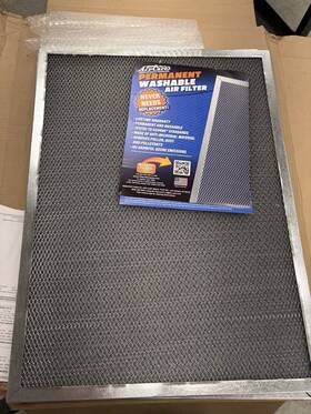 Air-care 855303007238 Lot Of 3 - 18 Inch X 24 1 Permanent Washable Filter Merv 8