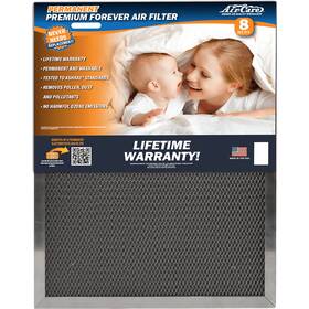 Air-care 855303007382 4- Inch Permanent Electrostatic Washable Merv 8 Filter - 16x20x4