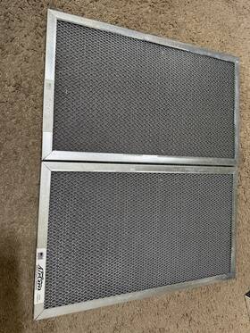 Es12201 Air-care 2x 12 Inch X 20 1 Permanent Washable Filter Merv 8 New