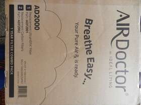 Adf2001 Air Doctor Airdoctor Ad2000 1 Ultrahepa And 2 Carbon Replacement Filters For Year-new