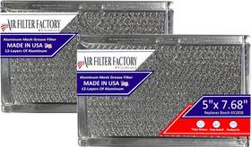 Wb06x10608 Air Filter Factory Aff77-m Replacement For Ge 5 X 7.62 0.09 Inches Microwav