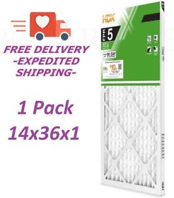 Hdx1p5-011436 Air Filter Standard Pleated 14 X 36 1 Fpr 5 1-pack Hvac Dust Replacement