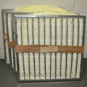 2jwa1 Air Handler 4 Pocket Filters 24x24x15 Bag Merv 14 95%