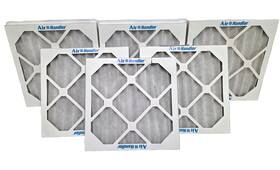 4e505 Air Handler Qty 7 New Grainger Pleated Filters 12 Inch X12 X1 Merv