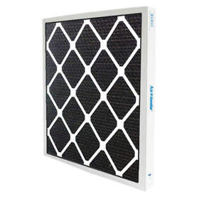 54fe92 Air Handler Odor Removal Pleated Filter 16x16x2 Pk 12