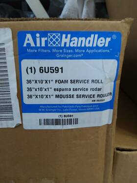 6u591 Air Handler Filter New