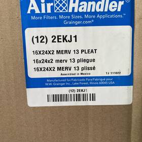 Afb16x24x2m13 Air Handler 12pk 16x24x2 Pleated Filters Replacement For Hvac Ac Furnace Merv 13