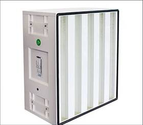 Hhv242411-1-2h13abs5v Airfilter Tech Hepa V-bank Hv 5v Filter 24x24x11.5 Abs Frame H13 99.99% Hvac Cleanroom