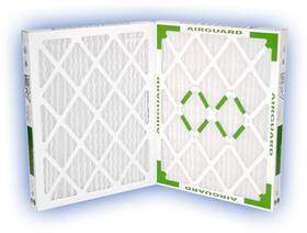 0446205 Airguard 24x24x2 23-3/8x23-3/8 Dp Green 13 Pleated Panel Filter Merv 4-pack