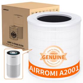 Af-a2001-01 Airromi A2001 Hepa Air Purifier Replacement Filter 3-in-1 Original Remove 99