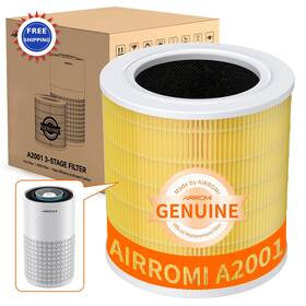 Af-a2001-pets Airromi A2001 Hepa Air Purifier Replacement Original 3 In 1 Filter Removes 99