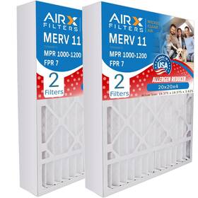 Tt-fm-20 Airx Filters 810095109058 Wicked Clean Air. 20x20x4 Air Filter Merv 11 Compatible With Toptech