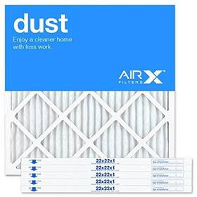 Airx Filters 817768022287 Dust 22x22x1 Air Filter Replacement Merv 8 Ac Furnace Pleated Fi