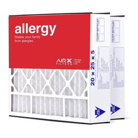 Airx Filters 817768024137 20x25x5 Merv 11 Hvac Ac Furnace Air Filter Replacement For Bear Trion 255