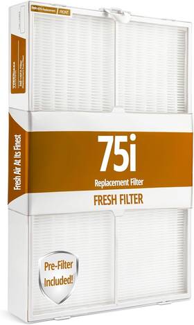 Alen 733102617349 Air Purifier Filter Replacement - Breathesmart 75i Fresh H13 True Hepa