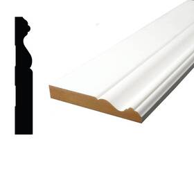 Alexandria Moulding 773204014097 11/16 Inch D X 4.3/4 W 96 L Mdf Prmd Colonial Baseboard Pack 4-pack