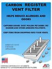 All-filters Carbon Register Vent Air Odor Dust Filters 727908033823