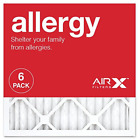Allergy-161601-6 Airx Filters Allergy Merv Pleated Air Filter Made 696568016234